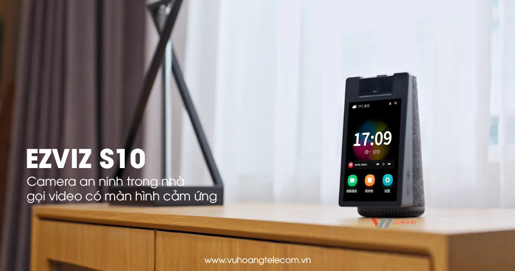 Camera EZVIZ S10 2K+ gọi video có màn hình giá tốt tại Vũ Hoàng Telecom