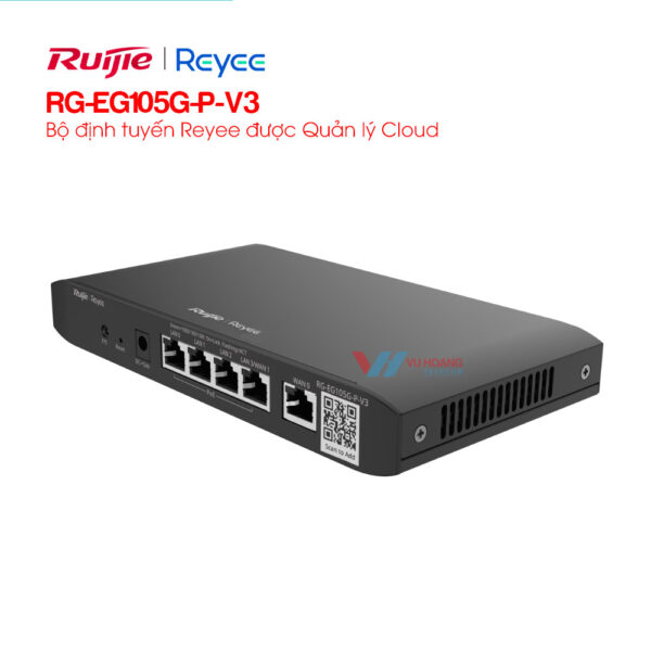 Ruijie Router 105g Router Ruijie RG-EG105G-P-V3: PoE, tốc độ 1000Mbps