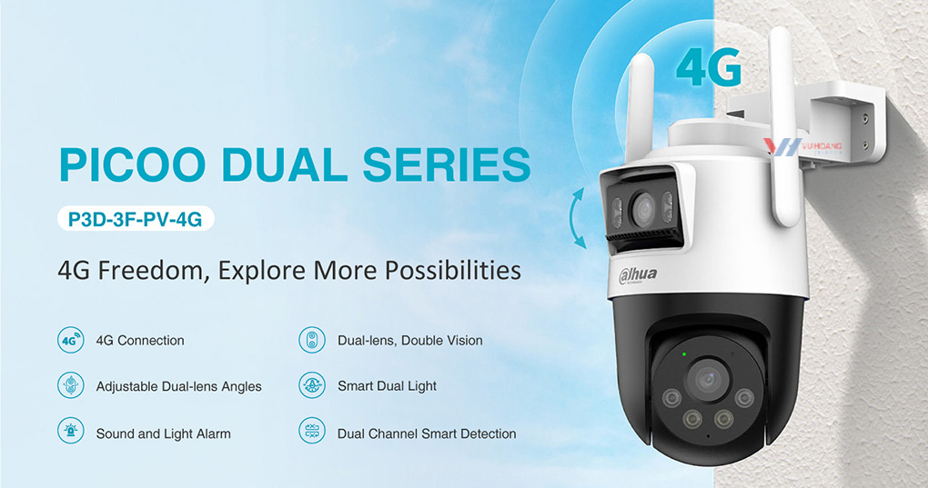 Camera DAHUA DH-P3D-3F-PV-4G 4G chính hãng tại Vũ Hoàng Telecom