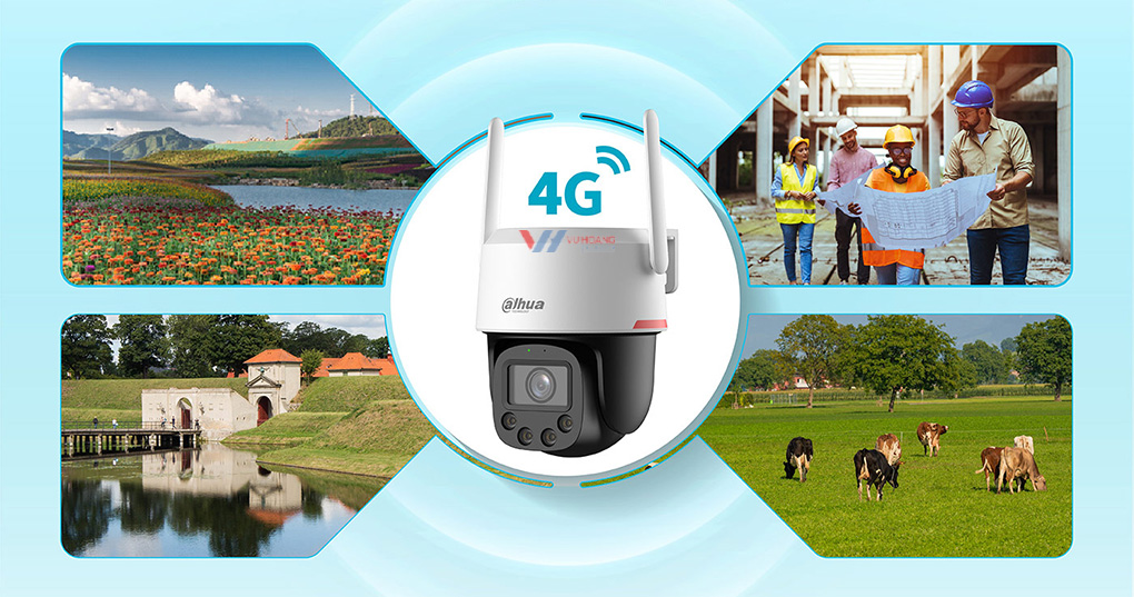 Ứng dụng thực tế của camera 4G Dahua DH-P4F-PV-4G