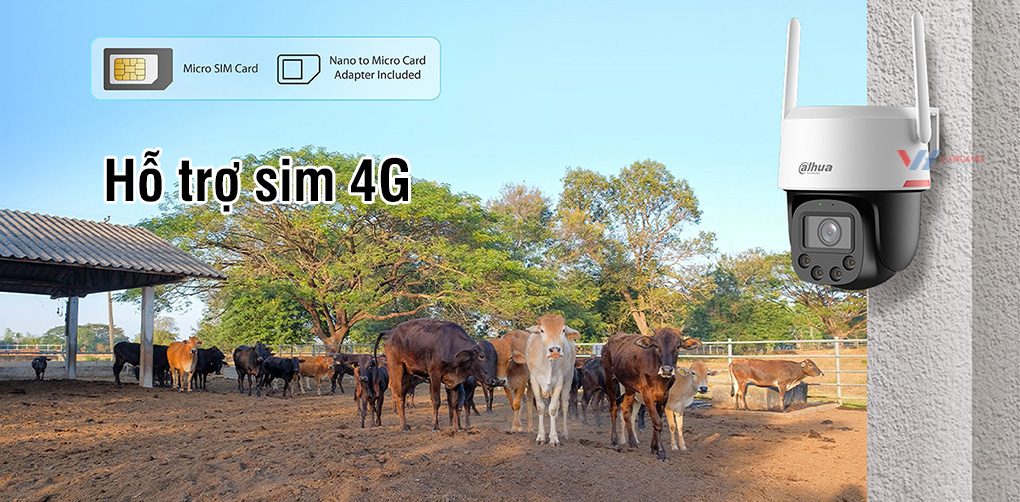Kết nối 4G LTE: Giám sát không cần Wi-Fi
