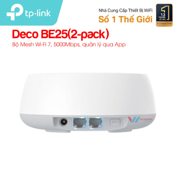 Bộ Mesh Wi-Fi 7 TP-LINK Deco BE25(2-pack)