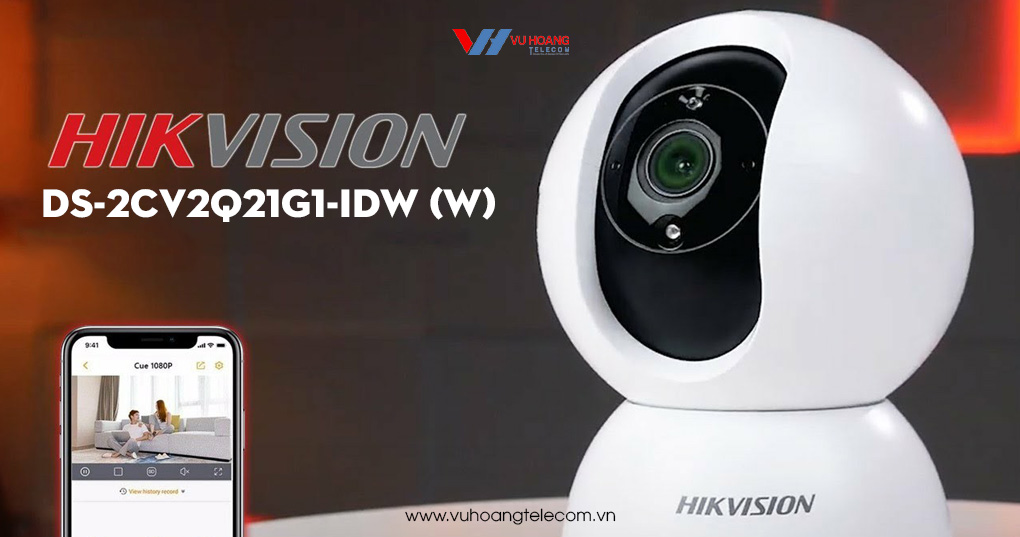 HIKVISION DS-2CV2Q21G1-IDW (W) Camera Wifi 2MP giá tốt tại Vũ Hoàng Telecom
