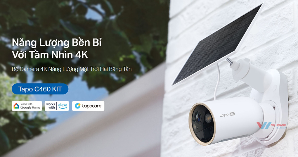 Camera Tapo C460 KIT 4K giá tốt tại Vũ Hoàng Telecom