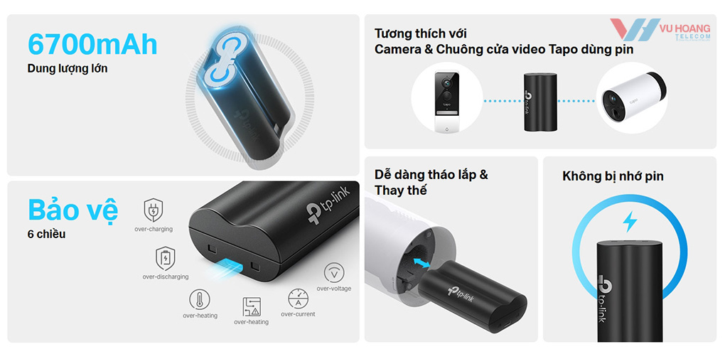Pin dự phòng Tapo A100
