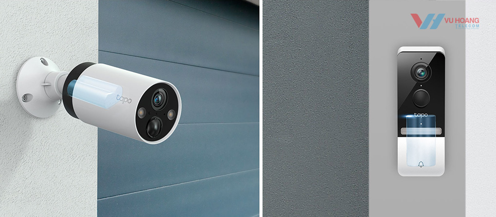 Tương thích hoàn hảo với các dòng camera dùng pin và chuông cửa video TP-Link