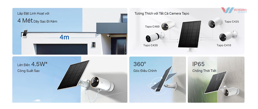 Tương thích với nhiều dòng camera TP-Link