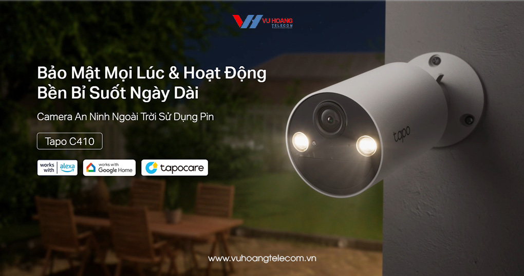 Camera dùng pin TP-Link Tapo C410 giá rẻ tại Vũ Hoàng Telecom