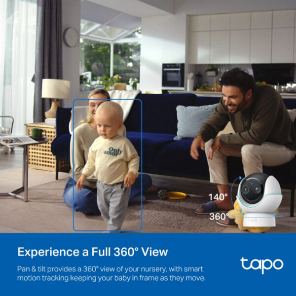 Tapo C840 - Camera WiFi AI quay 360 độ thông minh