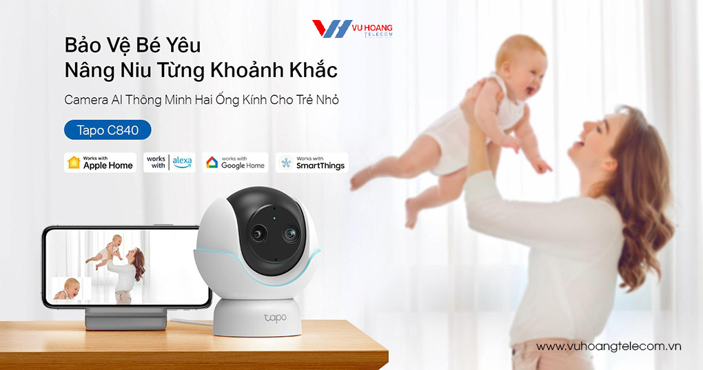 Camera AI thông minh quay quét TP-Link Tapo C840