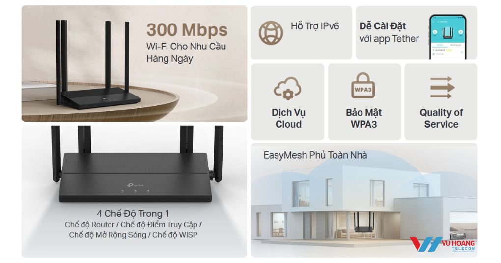 Ưu điểm nổi bật của Router TP-LINK TL-WR846N