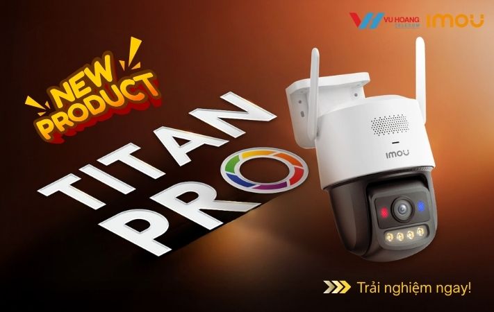 Camera IMOU TITAN PRO IPC-U7LP-6V0NE 6MP 3K+ mới