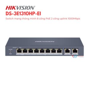 Switch 8 cổng PoE HIKVISION DS-3E1310HP-EI;