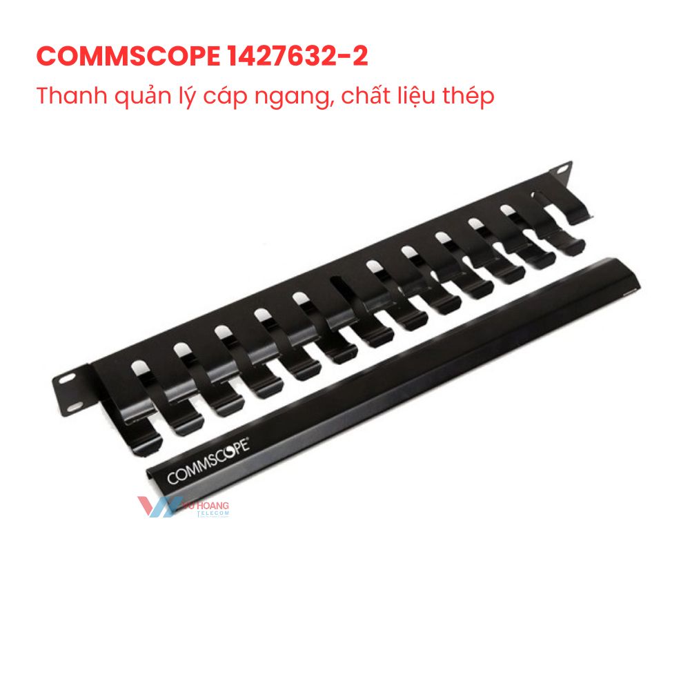 Thanh quản lý cáp ngang Commscope 1427632-2 giá tốt
