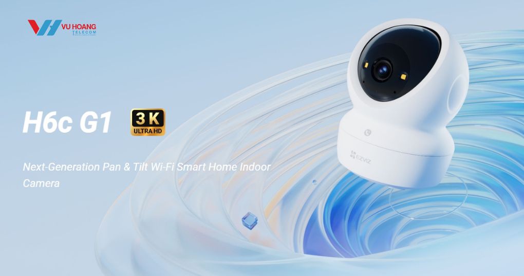 EZVIZ H6C G1 3K 5MP - Quay quét, chính hãng, giá tốt