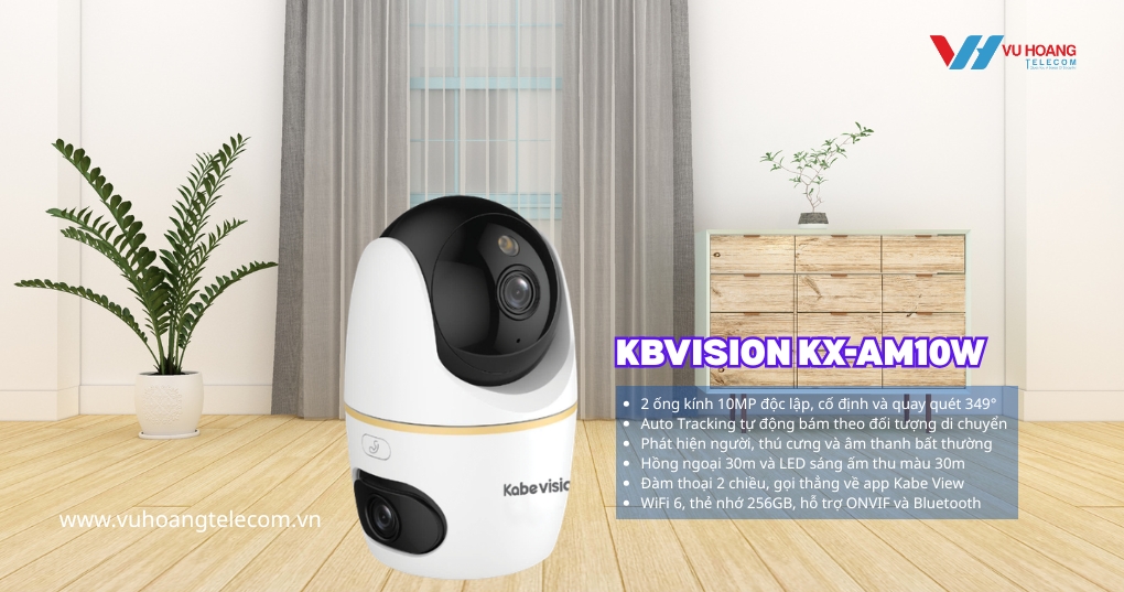 Mua Camera KBVISION KX-AM10W - 10MP, Wifi 6, Giá Tốt