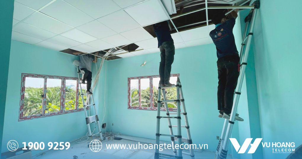 Thi công, Lắp đặt thiết bị mạng tại Vũ Hoàng Telecom