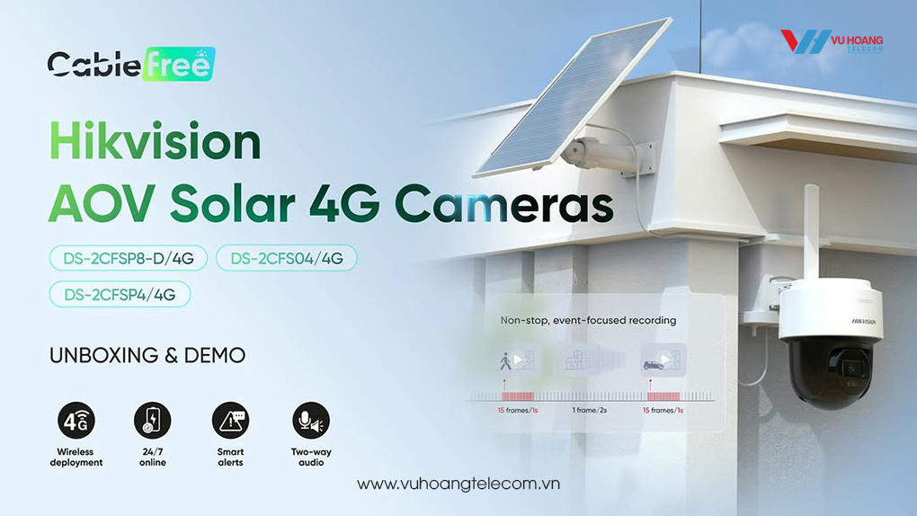 Camera IP Solar 4G 4MP Hikvision DS-2CFSP4/4G