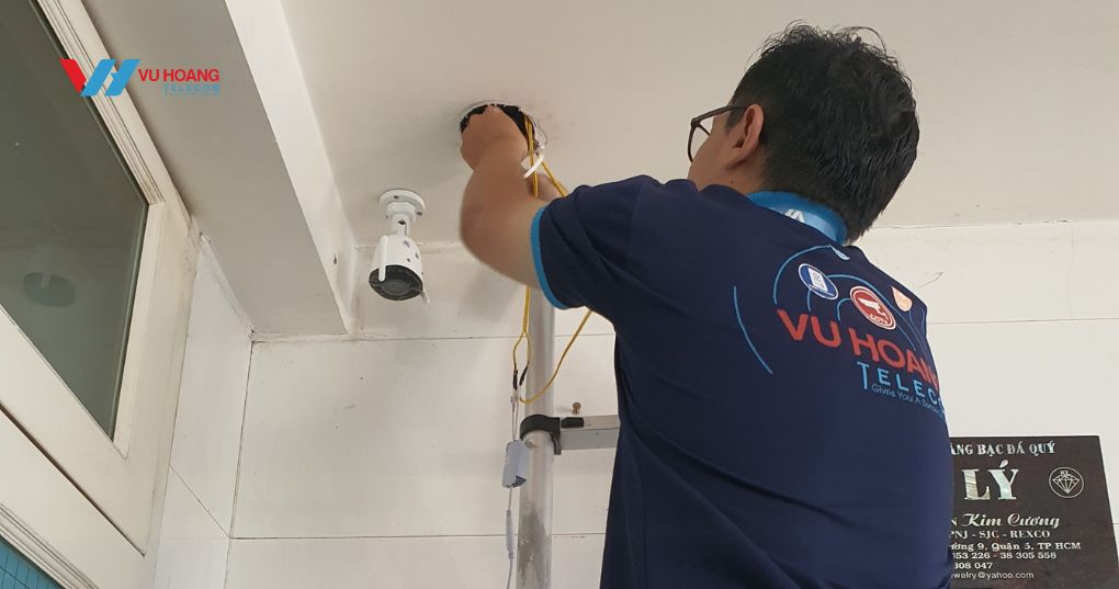 Lắp đặt camera PoE Imou tại Vũ Hoàng Telecom