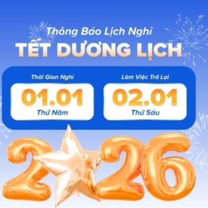 Thông Báo Nghỉ Tết Dương Lịch 2026 - Vũ Hoàng Telecom