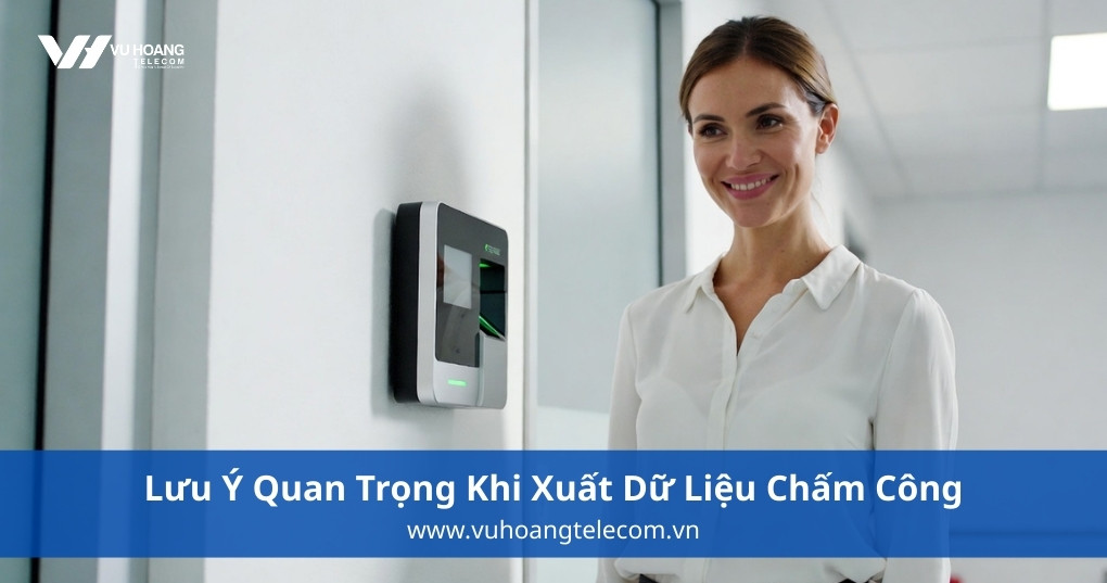 Lưu Ý Quan Trọng Khi Xuất Dữ Liệu Chấm Công