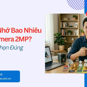 Nên Dùng Thẻ Nhớ Bao Nhiêu GB Cho Camera 2MP? Hướng Dẫn Chọn Đúng