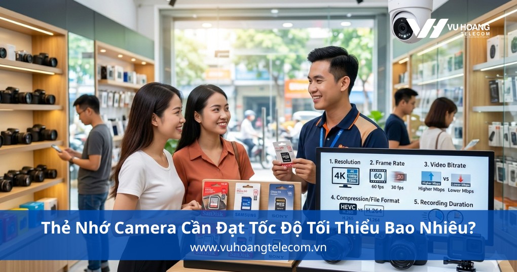 Thẻ Nhớ Camera Cần Đạt Tốc Độ Tối Thiểu Bao Nhiêu?