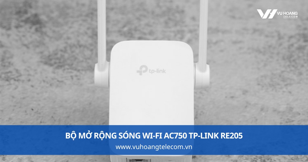 Bộ Mở Rộng Sóng Wi-Fi TP-LINK RE205 AC750 | Chính Hãng