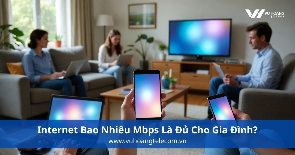 Internet Bao Nhiêu Mbps Là Đủ Cho Gia Đình?