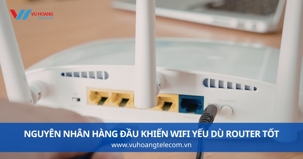 Lắp Sai Vị Trí - Nguyên Nhân Hàng Đầu Khiến WiFi Yếu Dù Router Tốt