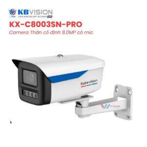 Camera KBVISION KX-C8003SN-PRO - Thân 8MP 4K AI Mic