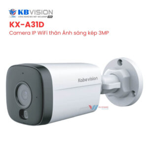 Camera WiFi KBVISION KX-A31D - Thân 3MP Ánh Sáng Kép