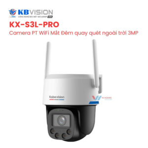 Camera WiFi KBVISION KX-S3L-PRO - PT 3MP Mắt Đêm AI