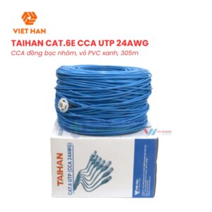 Cáp Mạng TAIHAN CAT.6E CCA UTP 24AWG - 305m UL CSA