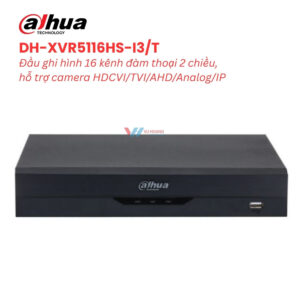 Đầu Ghi DAHUA DH-XVR5116HS-I3/T | 16 Kênh AI