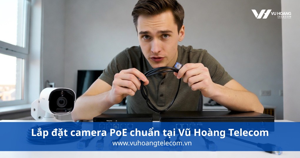 lắp đặt hệ thống camera PoE chuyên nghiệp