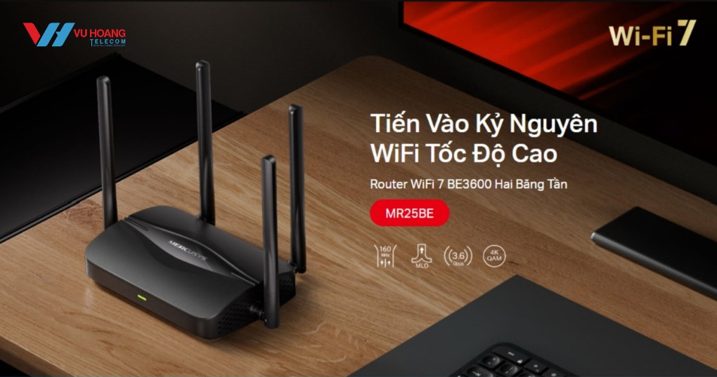 MR27BE và MR25BE cùng là BE3600 WiFi 7 của Mercusys