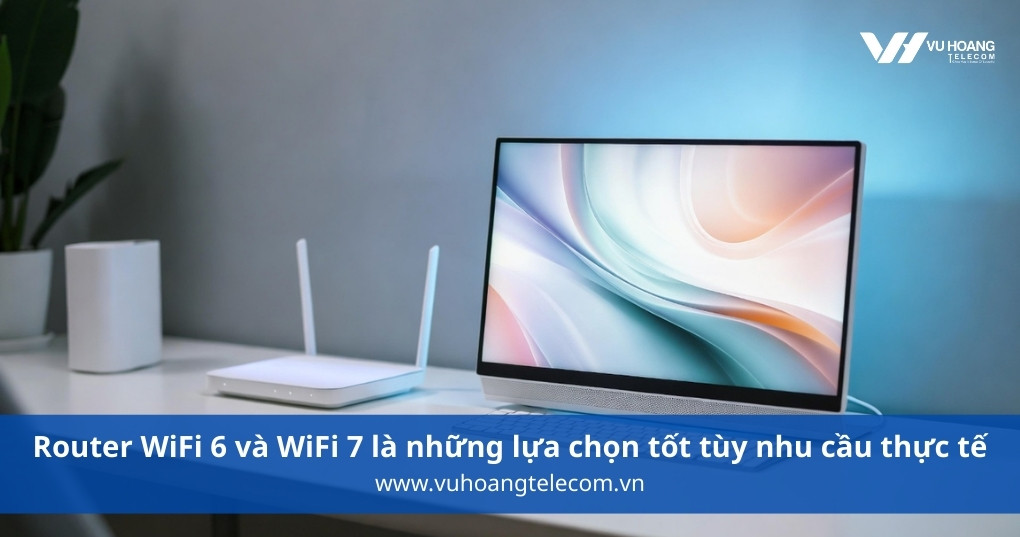 Router WiFi 6 và WiFi 7 đều là những lựa chọn tốt tùy nhu cầu thực tế.