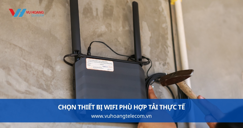 Chọn Thiết Bị WiFi Phù Hợp Tải Thực Tế