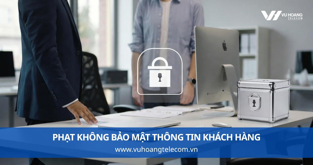 Phạt Không Bảo Mật Thông Tin Khách Hàng