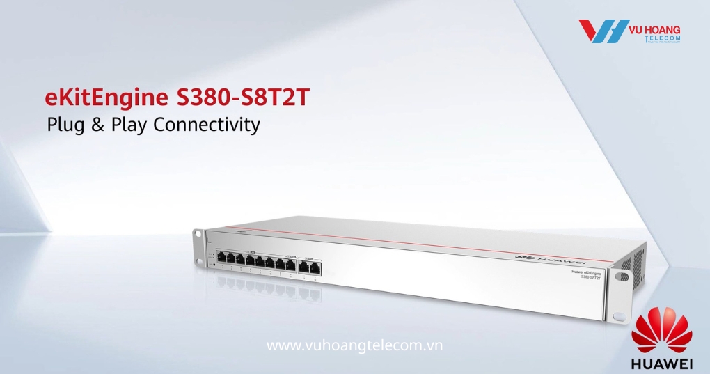 Gateway HUAWEI eKit S380-S8T2T - 300 User, 64 AP