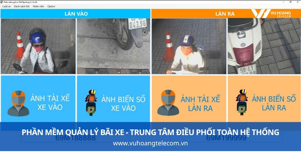 Phần Mềm Quản Lý Bãi Xe - Trung Tâm Điều Phối Toàn Hệ Thống