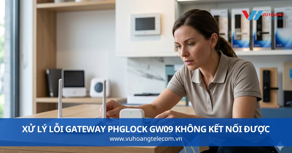 Xử Lý Lỗi Gateway PHGLock GW09 Không Kết Nối Được