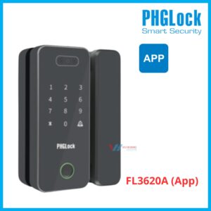 Khóa Cửa Kính PHGLOCK FL3620A App, Nhận Diện Mặt Giá Tốt