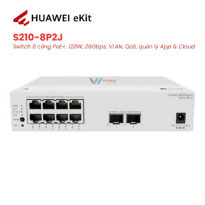 Switch HUAWEI eKit S210-8P2J - 8 Cổng PoE+ 128W Giá Tốt