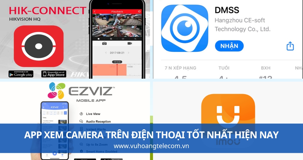 App Xem Camera Trên Điện Thoại Tốt Nhất Hiện Nay