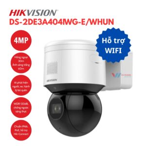 Camera PT Wifi Hikvision DS-2DE3A404IWG-E/WHUN 4MP