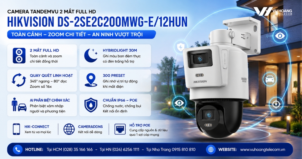 Camera TandemVu Hikvision DS-2SE2C200MWG-E/12HUN 2MP giá tốt