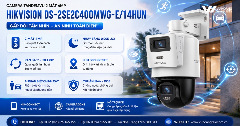 Camera TandemVu Hikvision DS-2SE2C400MWG-E/14HUN 4MP giá tốt