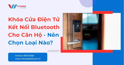 Khóa Cửa Điện Tử Kết Nối Bluetooth Cho Căn Hộ